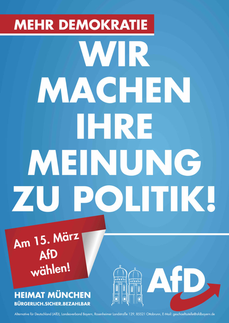 Demokratie - AfD München