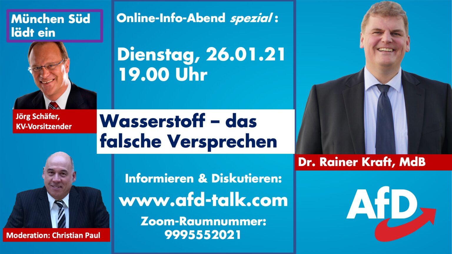 Online Infoabend spezial m. Rainer Kraft - AfD München